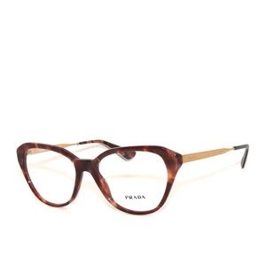 Prada 28S 28 UE0-1O1 52 Pink Havana Eyeglasses